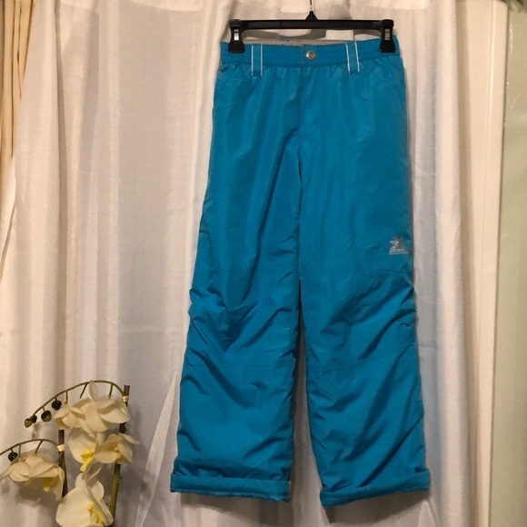 ZeroXposure Turquoise Blue Ski/Snow Pants Size 7/8 - Picture 1 of 4